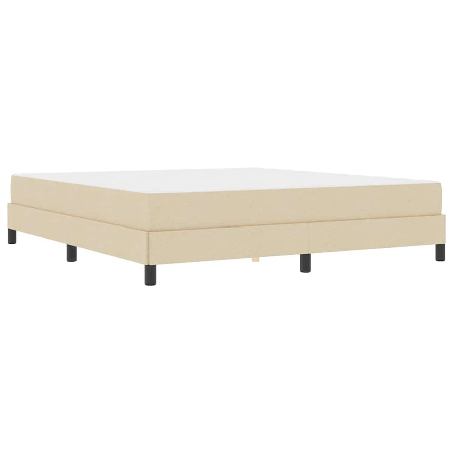 Boxspring bed Anders Crème 180 x 200 cm Stof