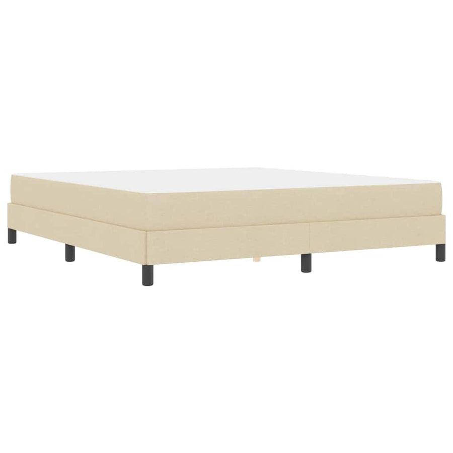 Boxspring bed Anders Crème 180 x 200 cm Stof