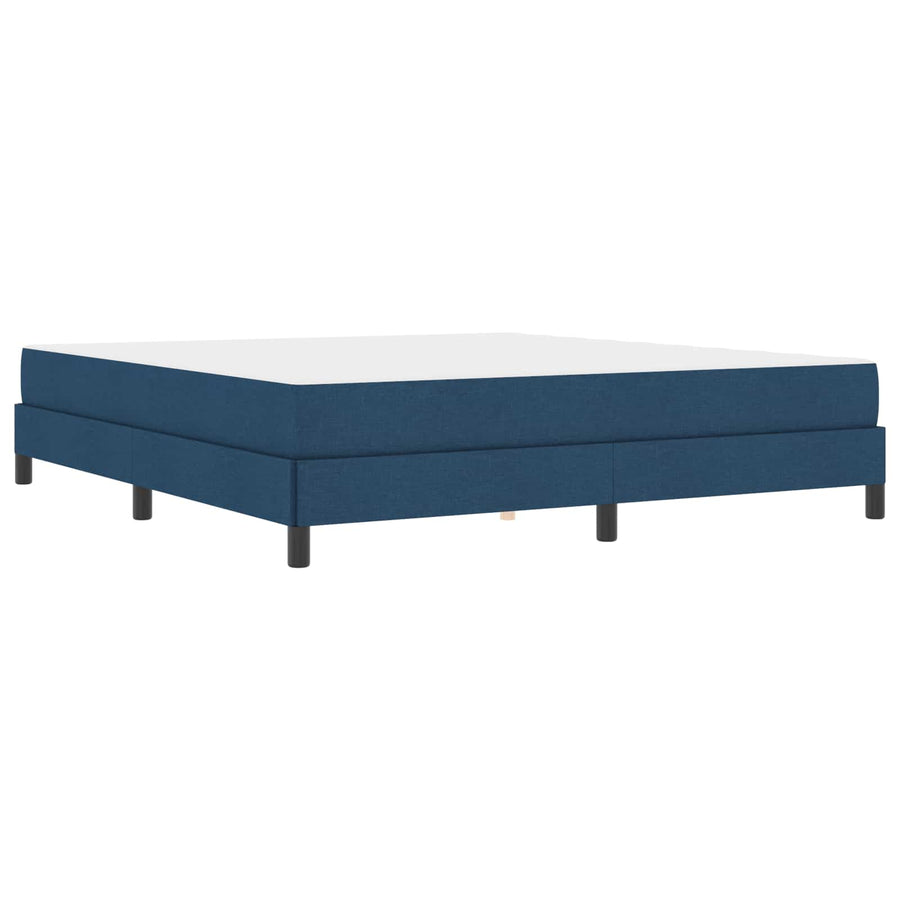 Boxspringbed met matras Blauw 180 x 200 cm Stof