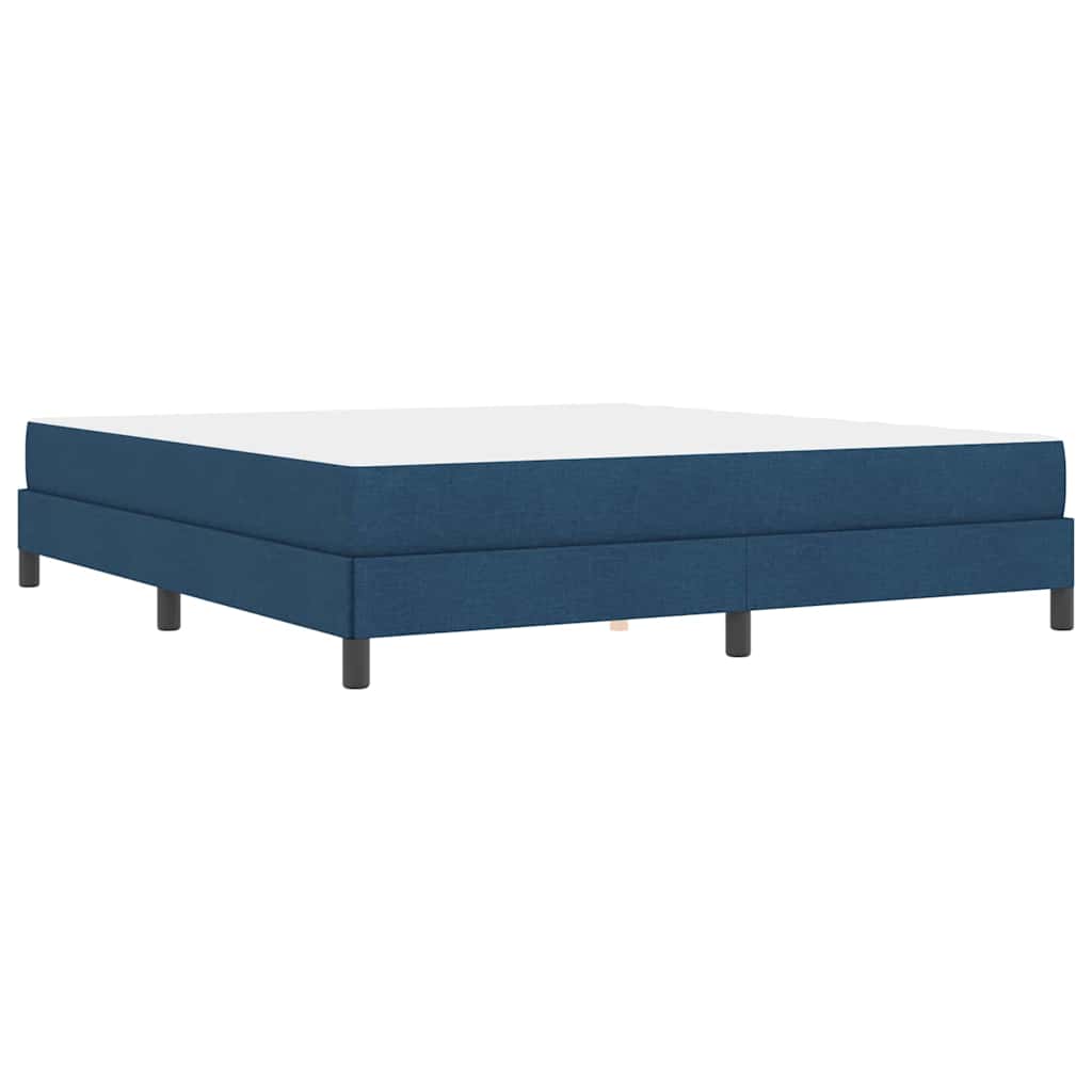 Boxspringbed met matras Blauw 180 x 200 cm Stof