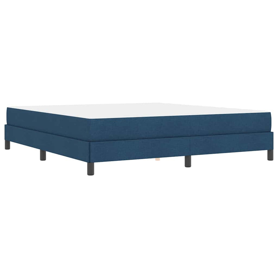 Boxspringbed met matras Blauw 180 x 200 cm Stof