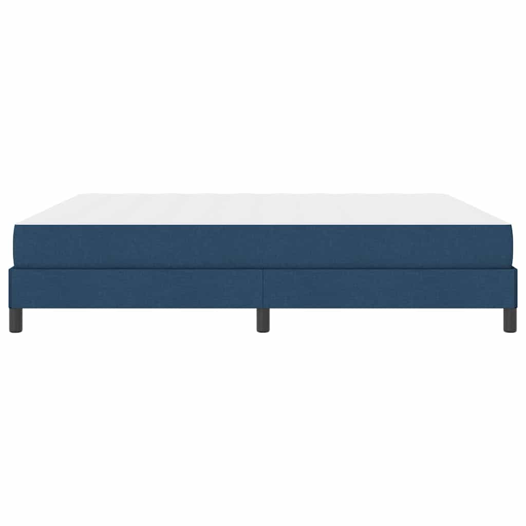 Boxspringbed met matras Blauw 180 x 200 cm Stof