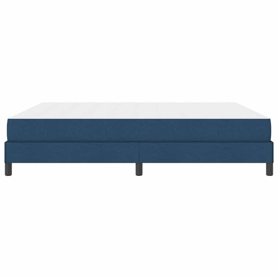 Boxspringbed met matras Blauw 180 x 200 cm Stof