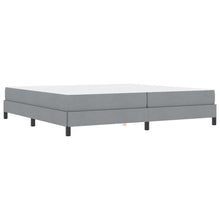 Boxspring bed Anders Lichtgrijs 200 x 200 cm Stof