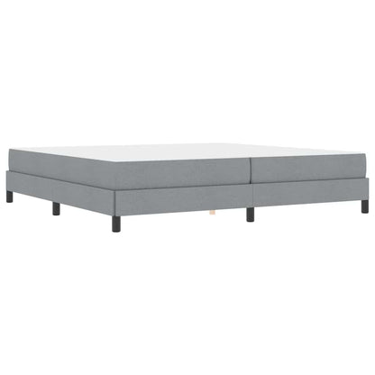 Boxspring bed Anders Lichtgrijs 200 x 200 cm Stof