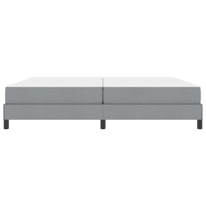Boxspring bed Anders Lichtgrijs 200 x 200 cm Stof