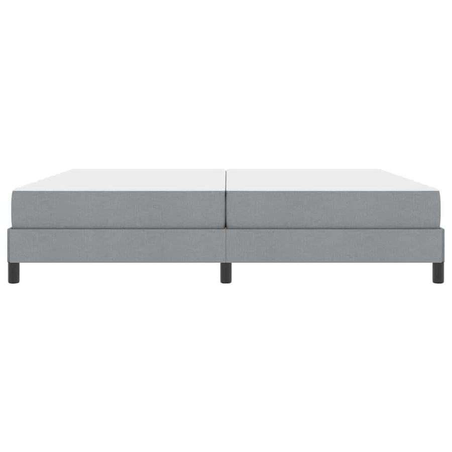 Boxspring bed Anders Lichtgrijs 200 x 200 cm Stof