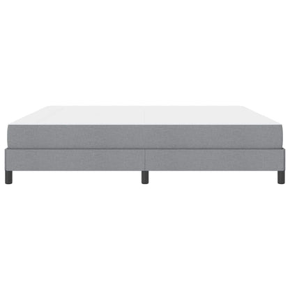 Boxspring bed Anders Lichtgrijs 200 x 200 cm Stof