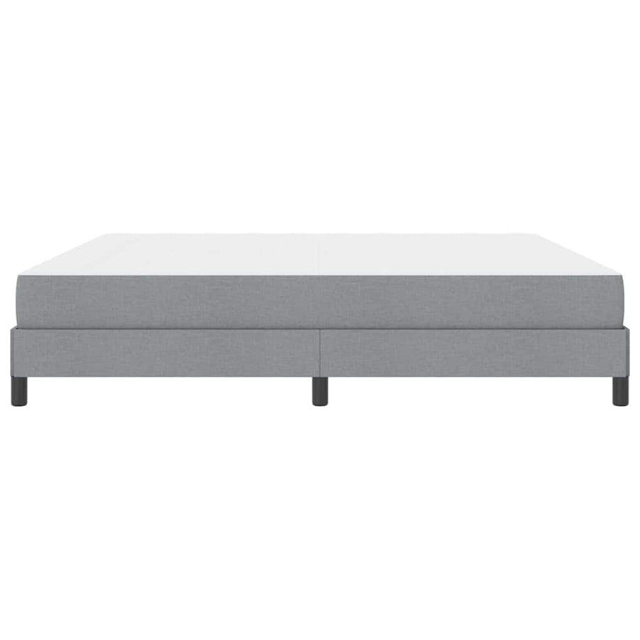 Boxspring bed Anders Lichtgrijs 200 x 200 cm Stof