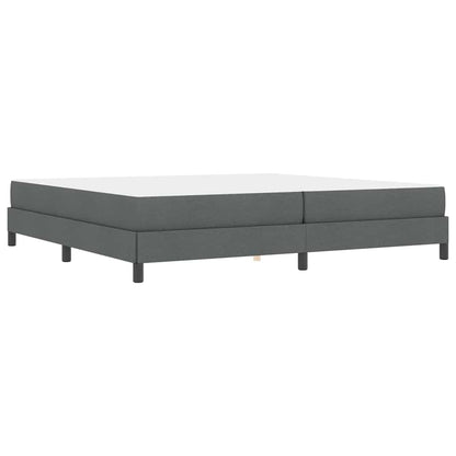 Boxspring bed Anders Donkergrijs 200 x 200 cm Stof