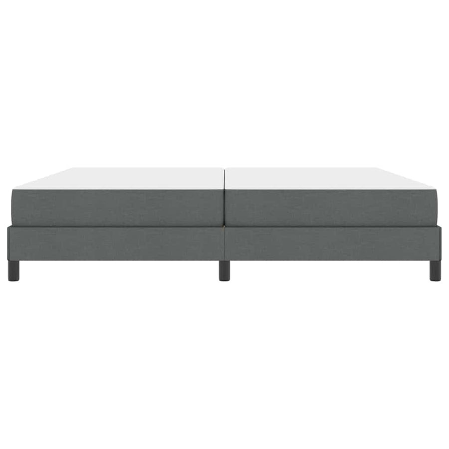 Boxspring bed Anders Donkergrijs 200 x 200 cm Stof