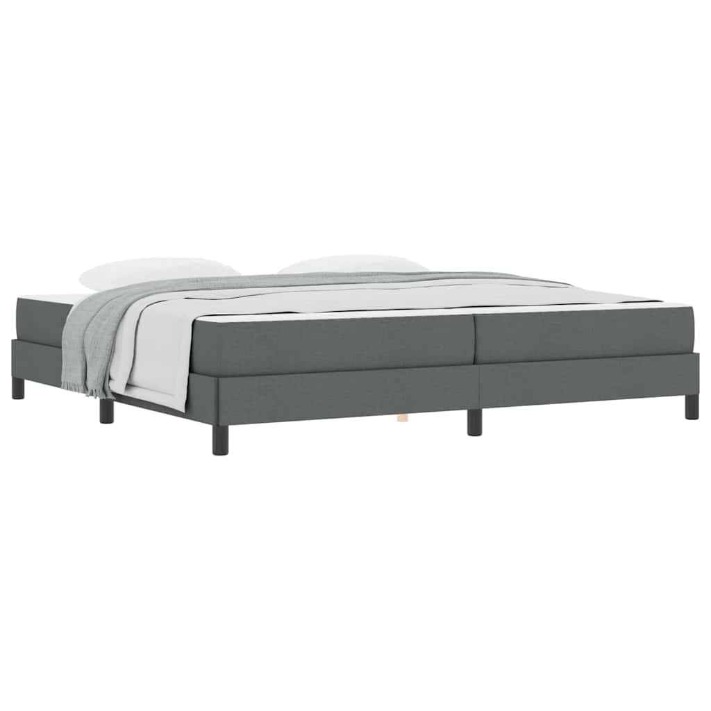 Boxspring bed Anders Donkergrijs 200 x 200 cm Stof