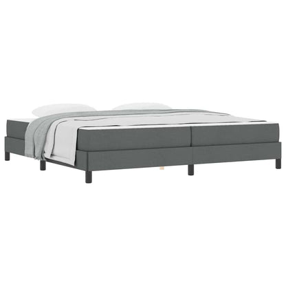 Boxspring bed Anders Donkergrijs 200 x 200 cm Stof