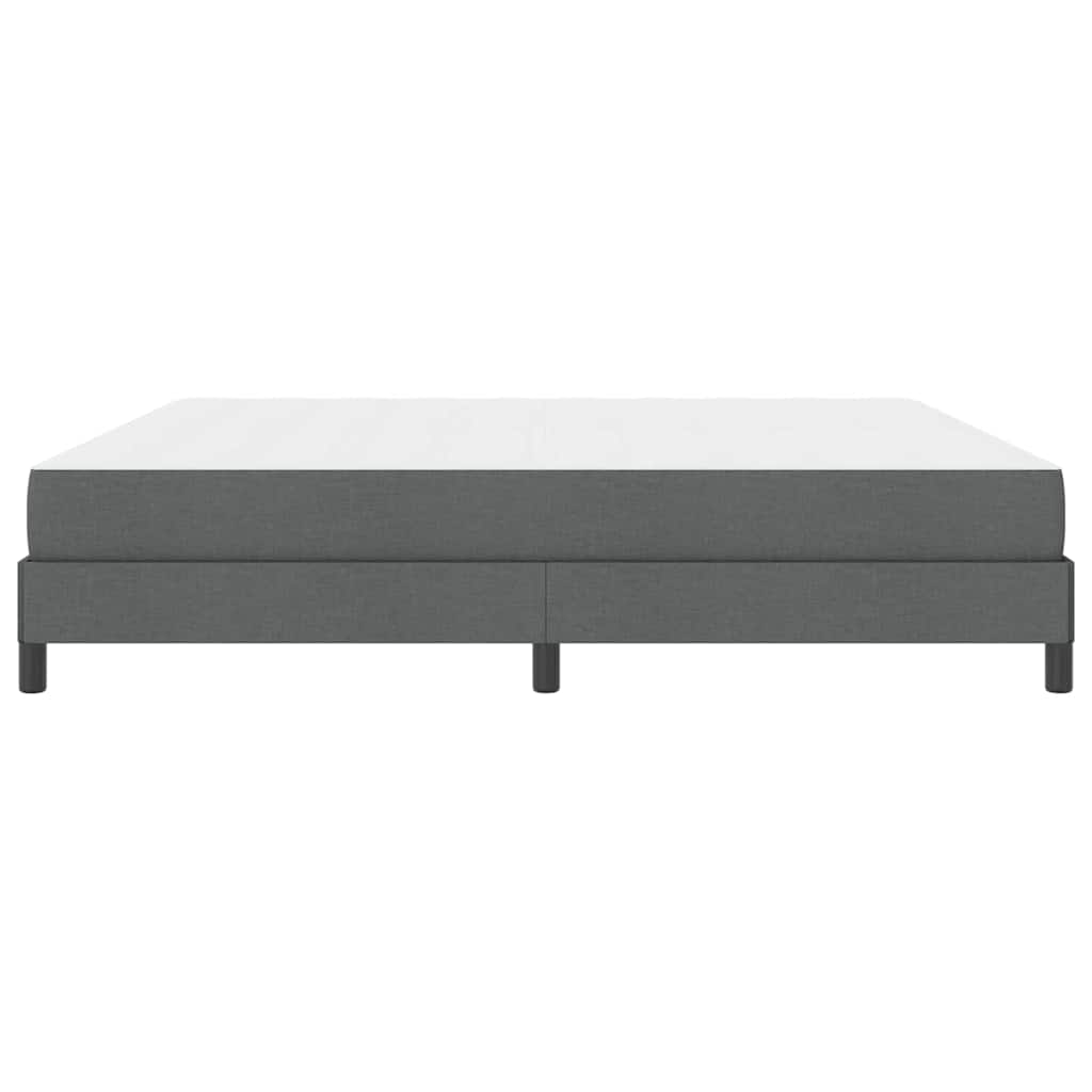 Boxspring bed Anders Donkergrijs 200 x 200 cm Stof