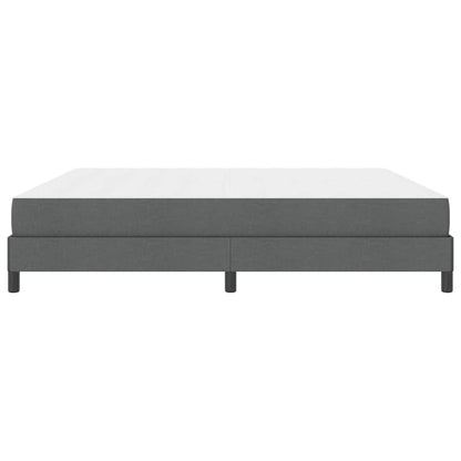 Boxspring bed Anders Donkergrijs 200 x 200 cm Stof