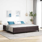 Boxspringbed met matras 200x200 cm donkerbruin