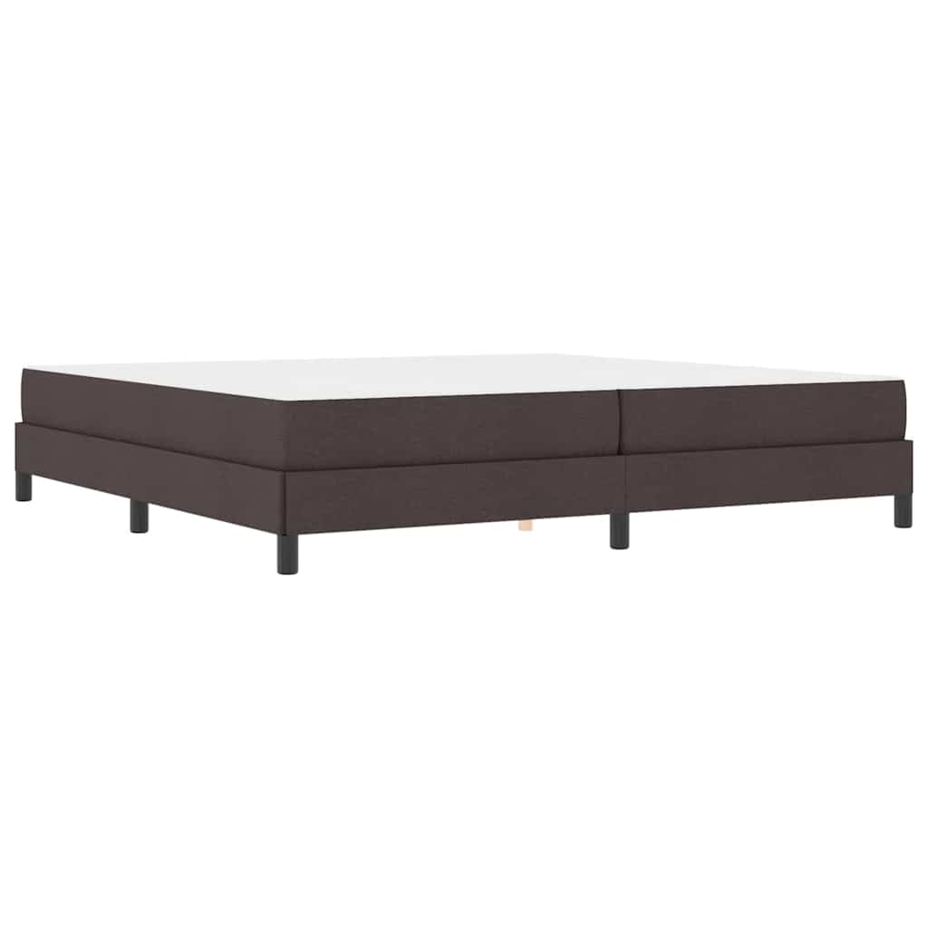 Boxspring bed Anders Donkerbruin 200 x 200 cm Stof