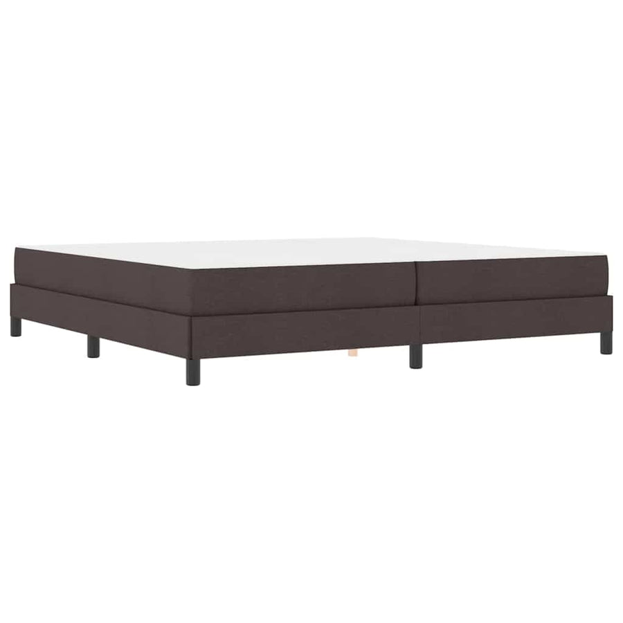 Boxspring bed Anders Donkerbruin 200 x 200 cm Stof