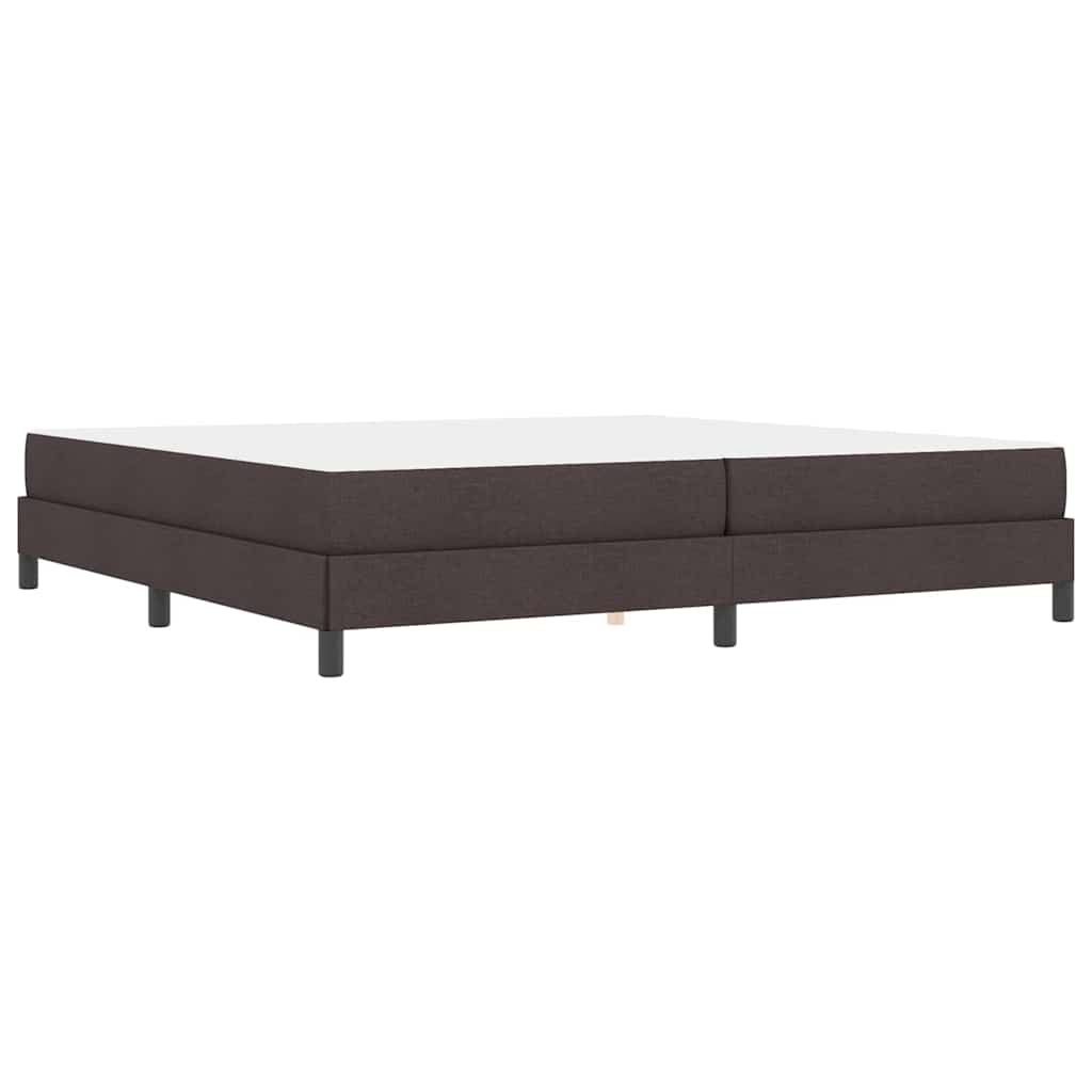 Boxspring bed Anders Donkerbruin 200 x 200 cm Stof