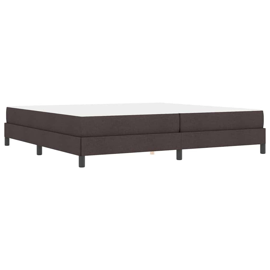 Boxspring bed Anders Donkerbruin 200 x 200 cm Stof
