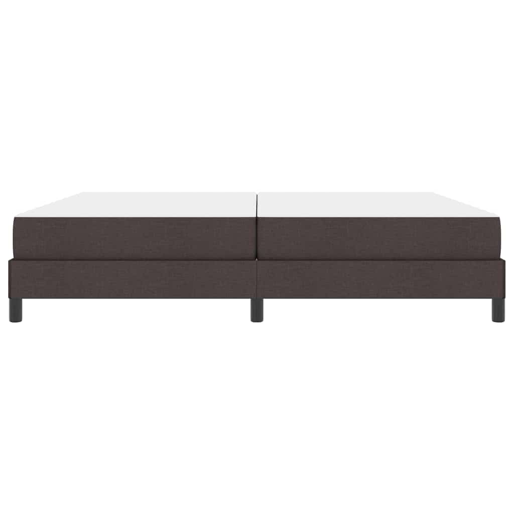 Boxspring bed Anders Donkerbruin 200 x 200 cm Stof