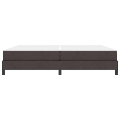 Boxspring bed Anders Donkerbruin 200 x 200 cm Stof