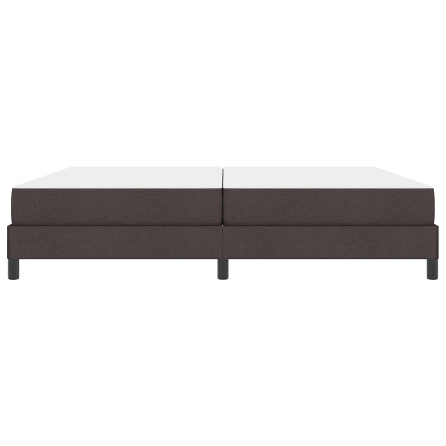 Boxspring bed Anders Donkerbruin 200 x 200 cm Stof
