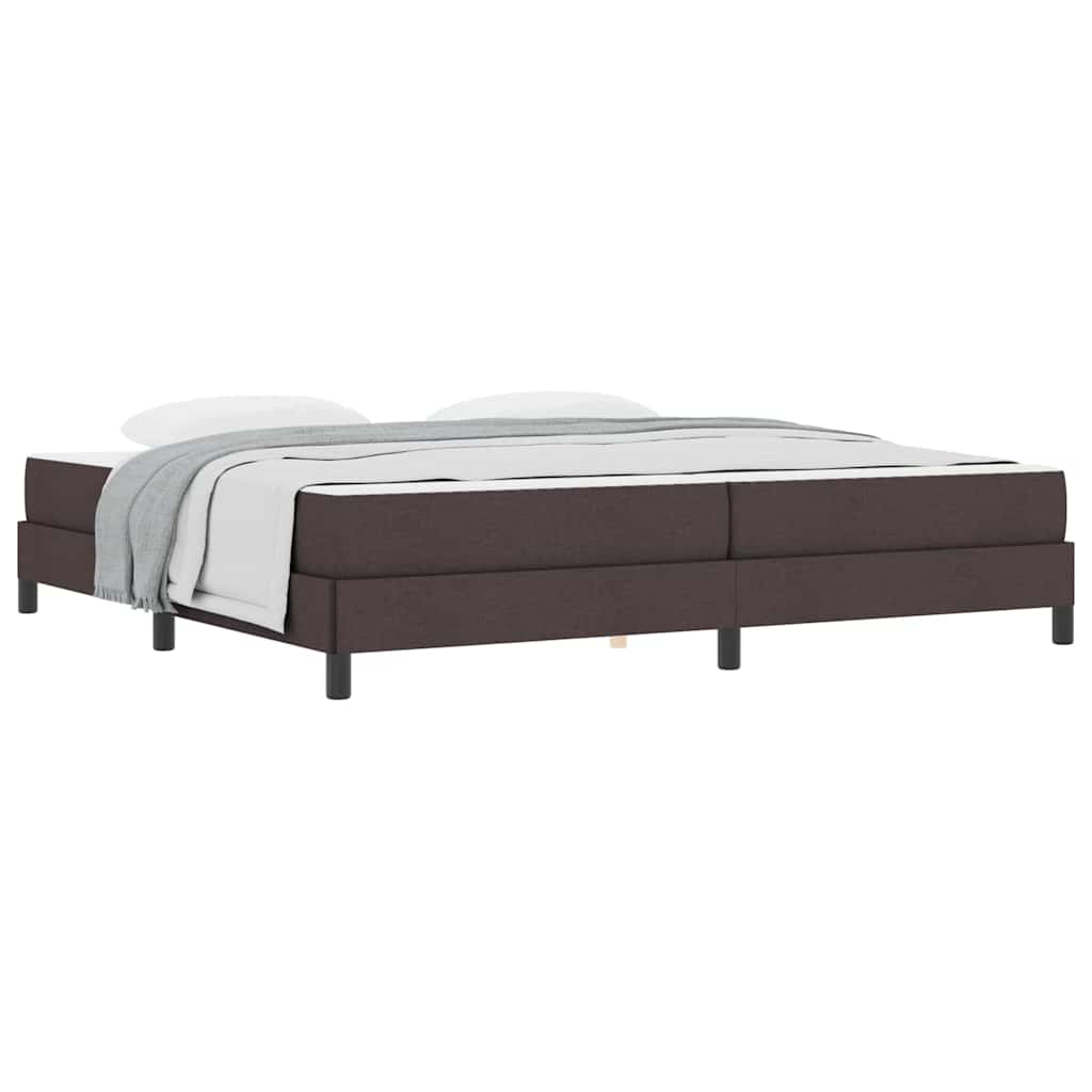 Boxspring bed Anders Donkerbruin 200 x 200 cm Stof