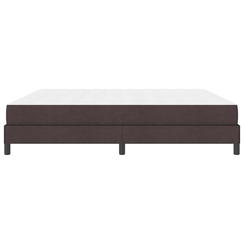 Boxspring bed Anders Donkerbruin 200 x 200 cm Stof