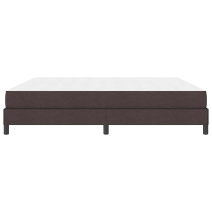 Boxspring bed Anders Donkerbruin 200 x 200 cm Stof