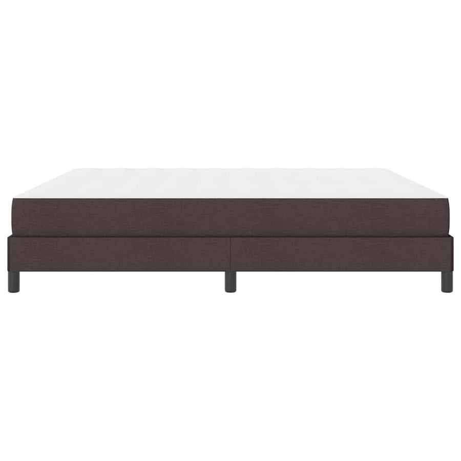 Boxspring bed Anders Donkerbruin 200 x 200 cm Stof