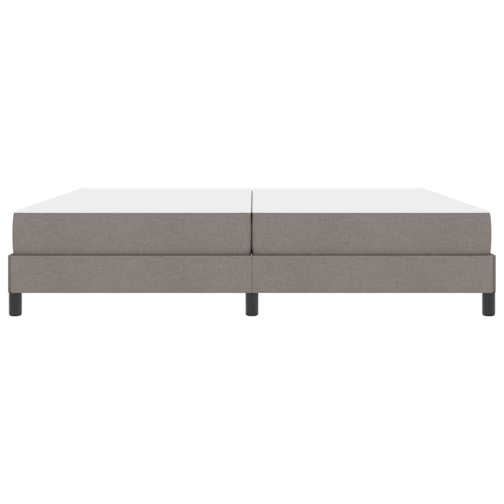 Boxspring bed Anders Taupe 200 x 200 cm Stof