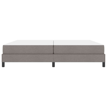 Boxspring bed Anders Taupe 200 x 200 cm Stof