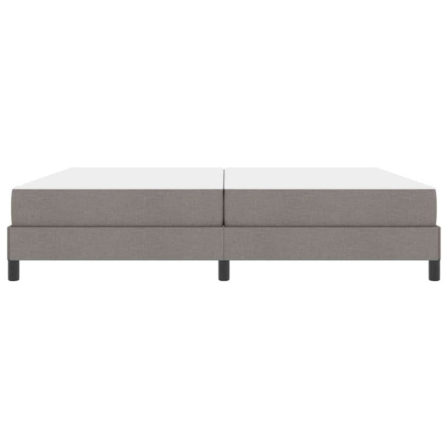 Boxspring bed Anders Taupe 200 x 200 cm Stof