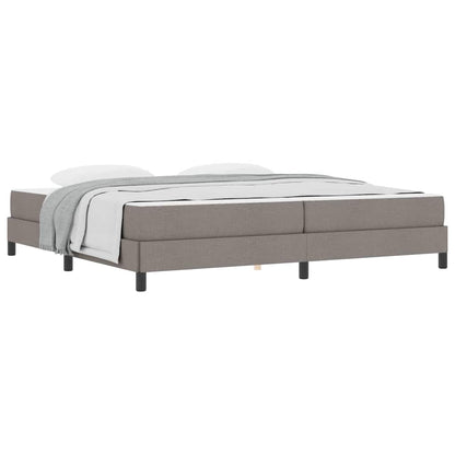 Boxspring bed Anders Taupe 200 x 200 cm Stof