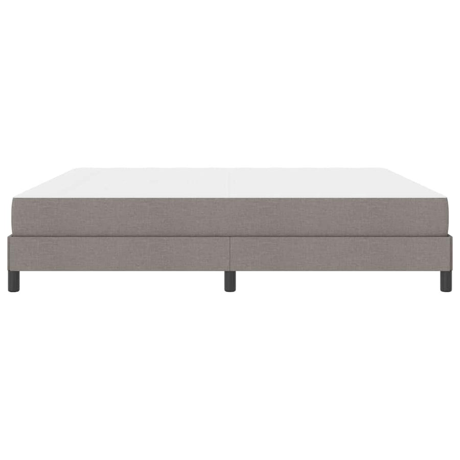Boxspring bed Anders Taupe 200 x 200 cm Stof