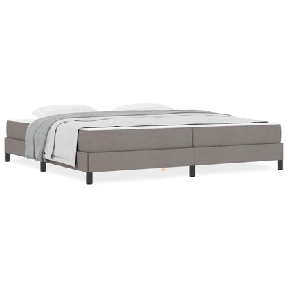 Boxspring bed Anders Taupe 200 x 200 cm Stof