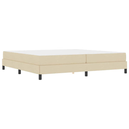 Boxspring bed Anders Crème 200 x 200 cm Stof