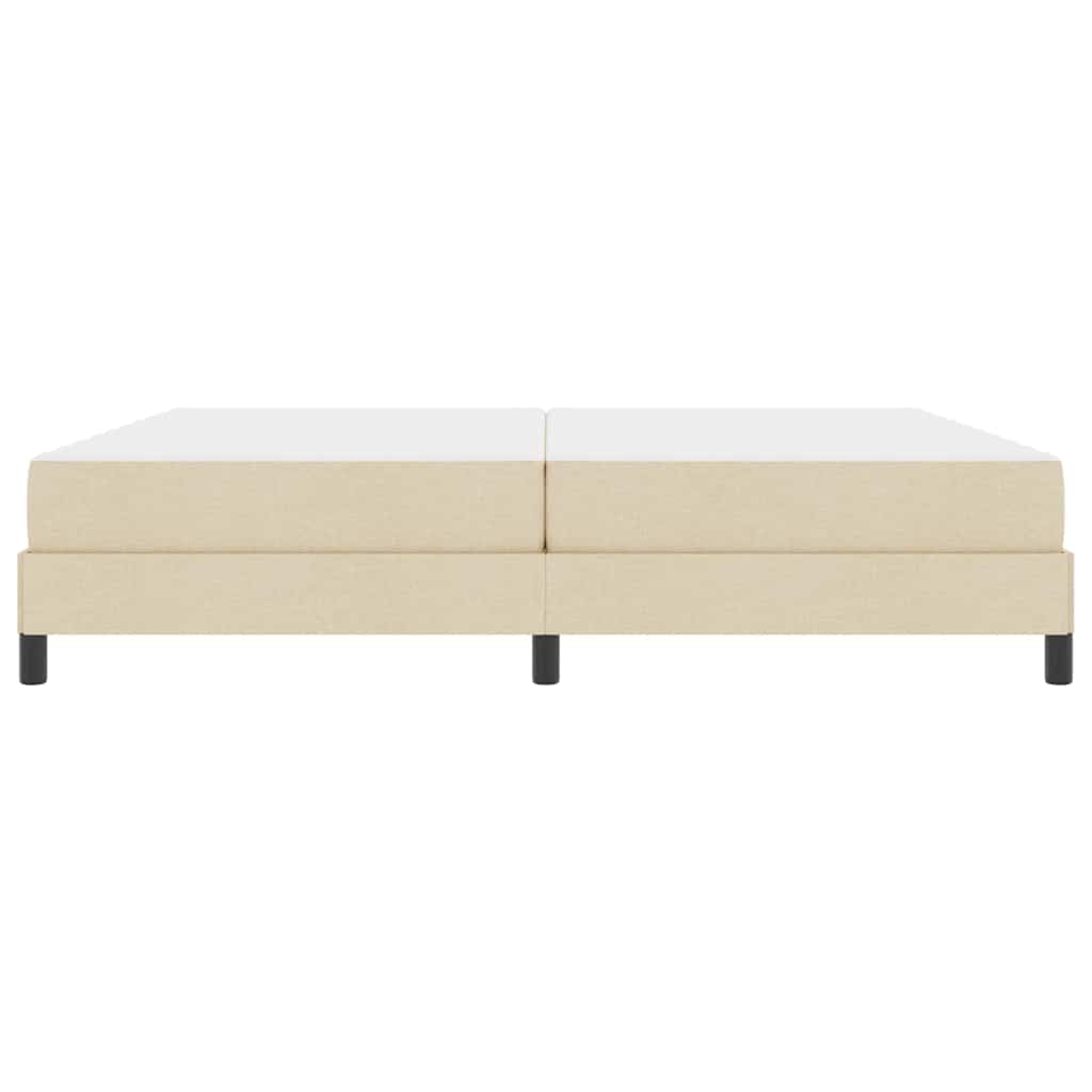 Boxspring bed Anders Crème 200 x 200 cm Stof