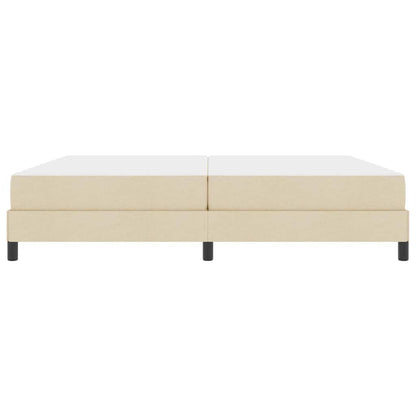 Boxspring bed Anders Crème 200 x 200 cm Stof