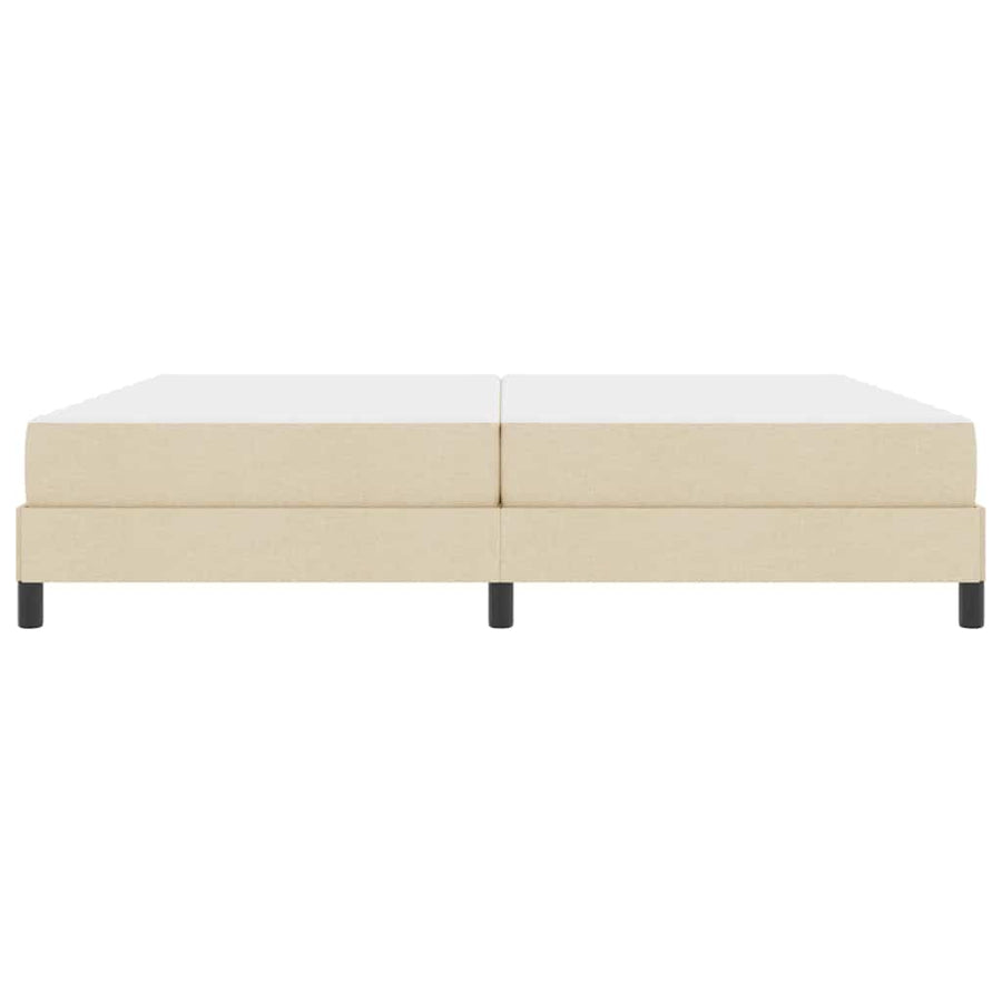Boxspring bed Anders Crème 200 x 200 cm Stof