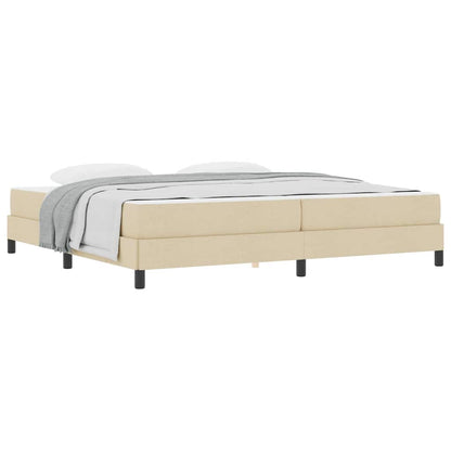 Boxspring bed Anders Crème 200 x 200 cm Stof