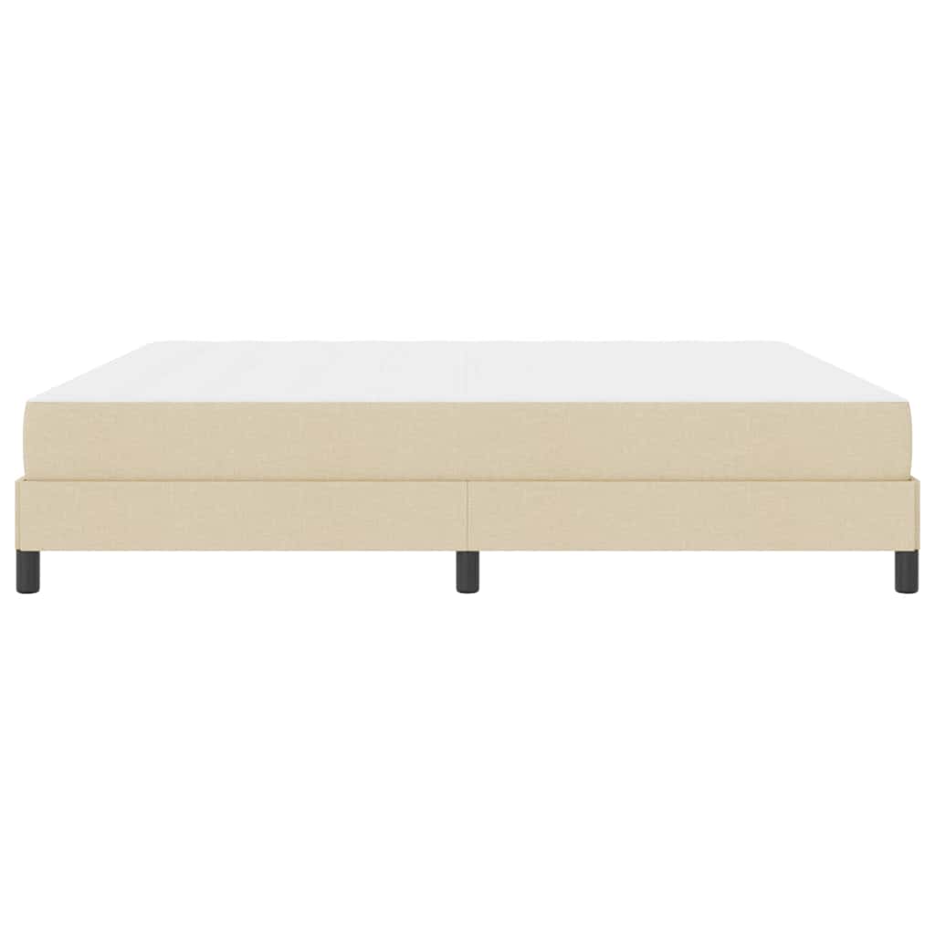 Boxspring bed Anders Crème 200 x 200 cm Stof