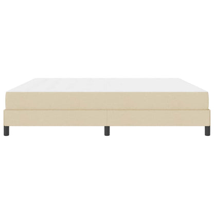 Boxspring bed Anders Crème 200 x 200 cm Stof
