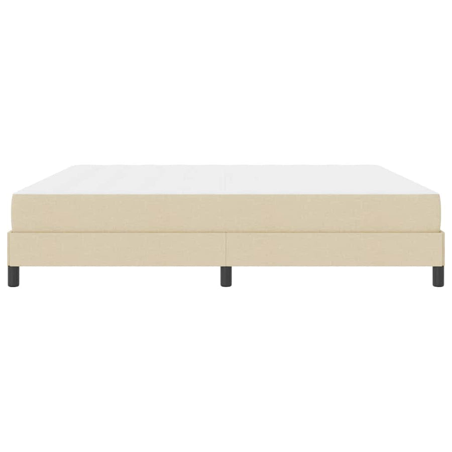 Boxspring bed Anders Crème 200 x 200 cm Stof