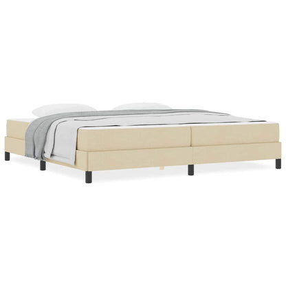 Boxspring bed Anders Crème 200 x 200 cm Stof