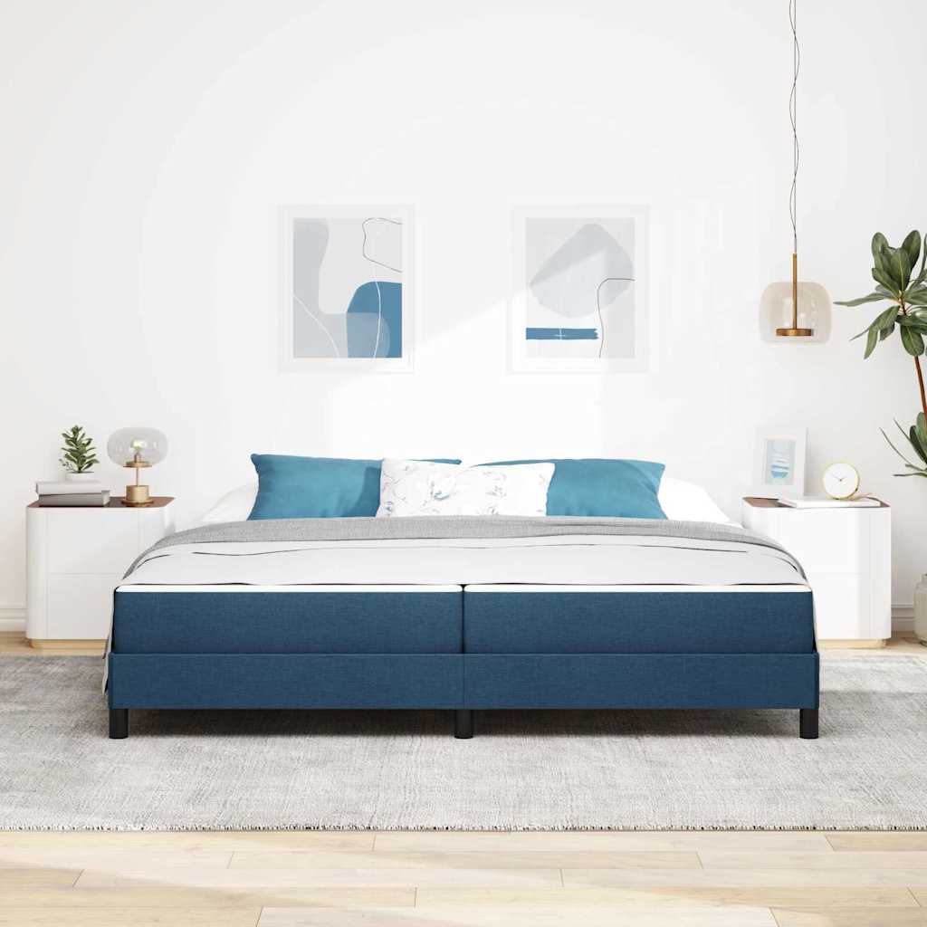 Boxspring bed Anders Blauw 200 x 200 cm Stof