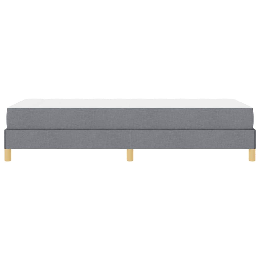 Boxspring bed Taupe, Bruin 80 x 200 cm Stof, Engineered Hout