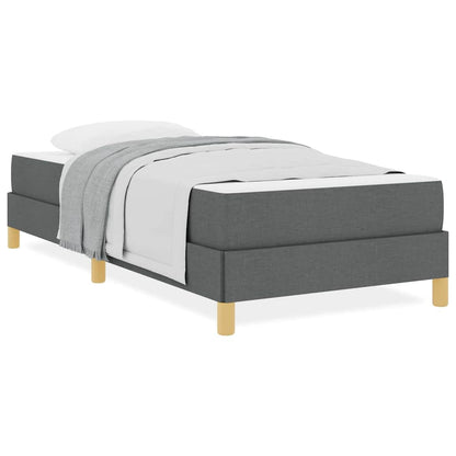 Boxspring bed Taupe, Bruin 80 x 200 cm Stof, Engineered Hout