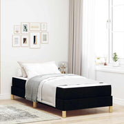 Boxspringbed 80x200 cm zwart stof